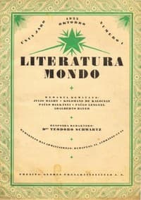 Literatura Mondo, numero 1, 1922 Oktobro book cover