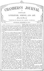 Chambers's Journal of Popular Literature, Science, and Art, No. 731
December 29, 1877