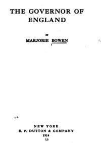 The Governor of England book cover