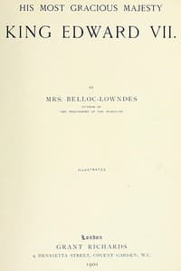 His Most Gracious Majesty King Edward VII book cover