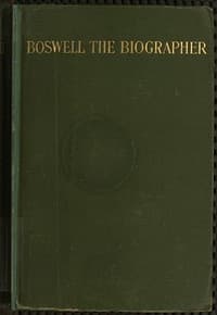 Boswell the Biographer book cover