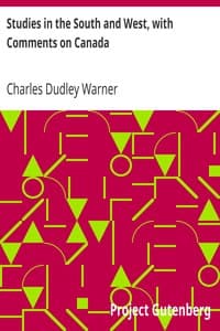 Studies in the South and West, with Comments on Canada book cover