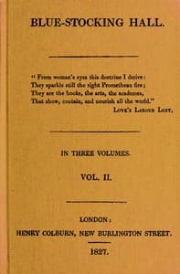 Blue-Stocking Hall, (Vol. 2 of 3)