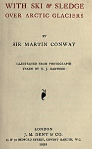 With ski & sledge over Arctic glaciers book cover