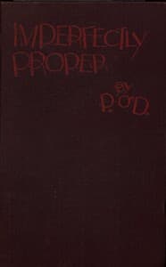 Imperfectly Proper