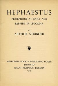 Hephaestus, Persephone at Enna, and Sappho in Leucadia