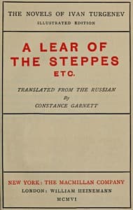 A Lear of the Steppes, etc.