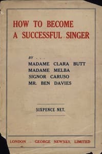 How to Become a Successful Singer book cover