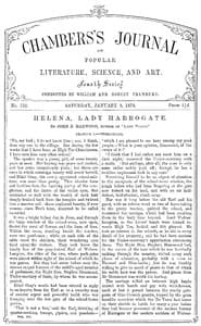 Chambers's Journal of Popular Literature, Science, and Art, No. 732
January 5, 1878