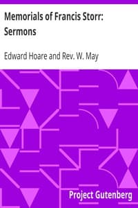 Memorials of Francis Storr: Sermons book cover
