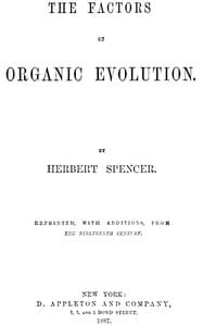 The Factors of Organic Evolution book cover