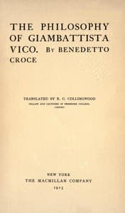 The Philosophy of Giambattista Vico