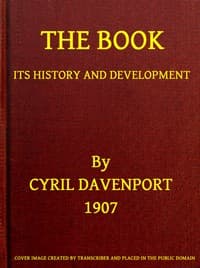The Book: Its History and Development