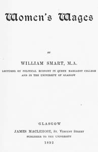 Women's Wages book cover