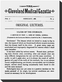 The Cleveland Medical Gazette, Vol. 1, No. 4, February 1886 book cover