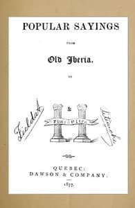 Popular Sayings from Old Iberia