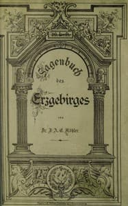 Sagenbuch des Erzgebirges book cover