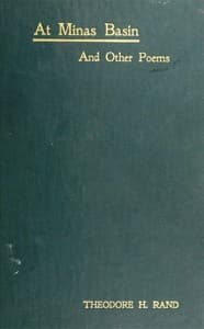 At Minas Basin, and Other Poems book cover