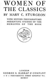 Women of the Classics book cover