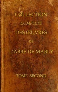 Collection complète des oeuvres de l'Abbé de Mably, Volume 2 (of 15) book cover