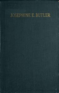 Josephine E. Butler: An Autobiographical Memoir book cover