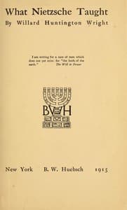 What Nietzsche Taught book cover