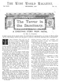 The Wide World Magazine, Vol. 22, No. 129, December, 1908