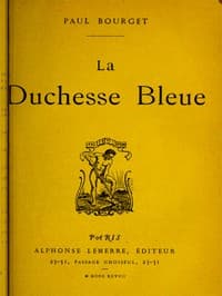 La duchesse bleue book cover