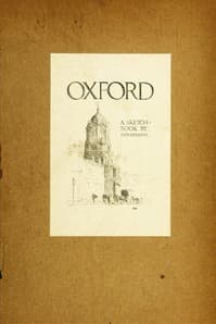 Oxford: A Sketch-Book book cover