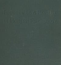 Froebel as a pioneer in modern psychology
