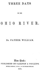 Three Days on the Ohio River book cover
