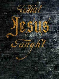What Jesus Taught book cover