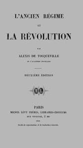 L'ancien régime et la révolution book cover