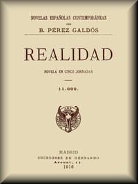 Realidad: Novela en cinco Jornadas