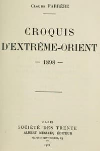 Croquis d'Extrême-Orient, 1898