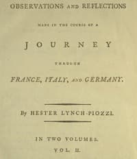 Observations and Reflections Made in the Course of a Journey through France, Italy, and Germany, Vol. 2 (of 2)