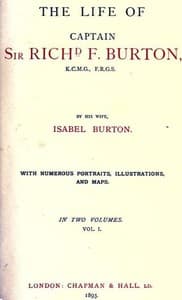 The Life of Captain Sir Richard F. Burton, volume 1 (of 2)
By His Wife, Isabel Burton