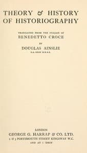 Theory & History of Historiography