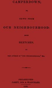 Camperdown; or, News from our neighbourhood book cover