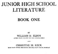Junior High School Literature, Book 1 book cover