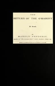 The Return of the O'Mahony: A Novel book cover