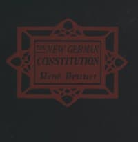 The New German Constitution