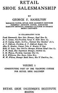 Retail Shoe Salesmanship book cover