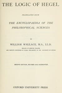 The Logic of Hegel book cover