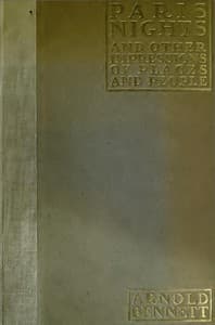 Paris Nights, and Other Impressions of Places and People book cover