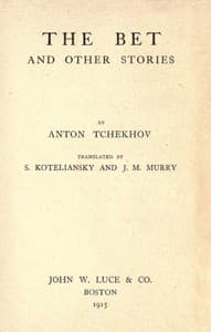 The Bet, and other stories book cover