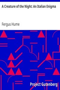 A Creature of the Night: An Italian Enigma book cover