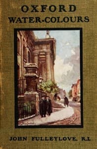 Oxford Water-Colours book cover