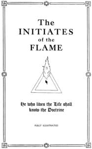 The Initiates of the Flame book cover