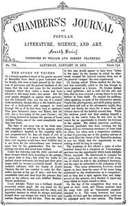 Chambers's Journal of Popular Literature, Science, and Art, No. 734, January 19, 1878 book cover
